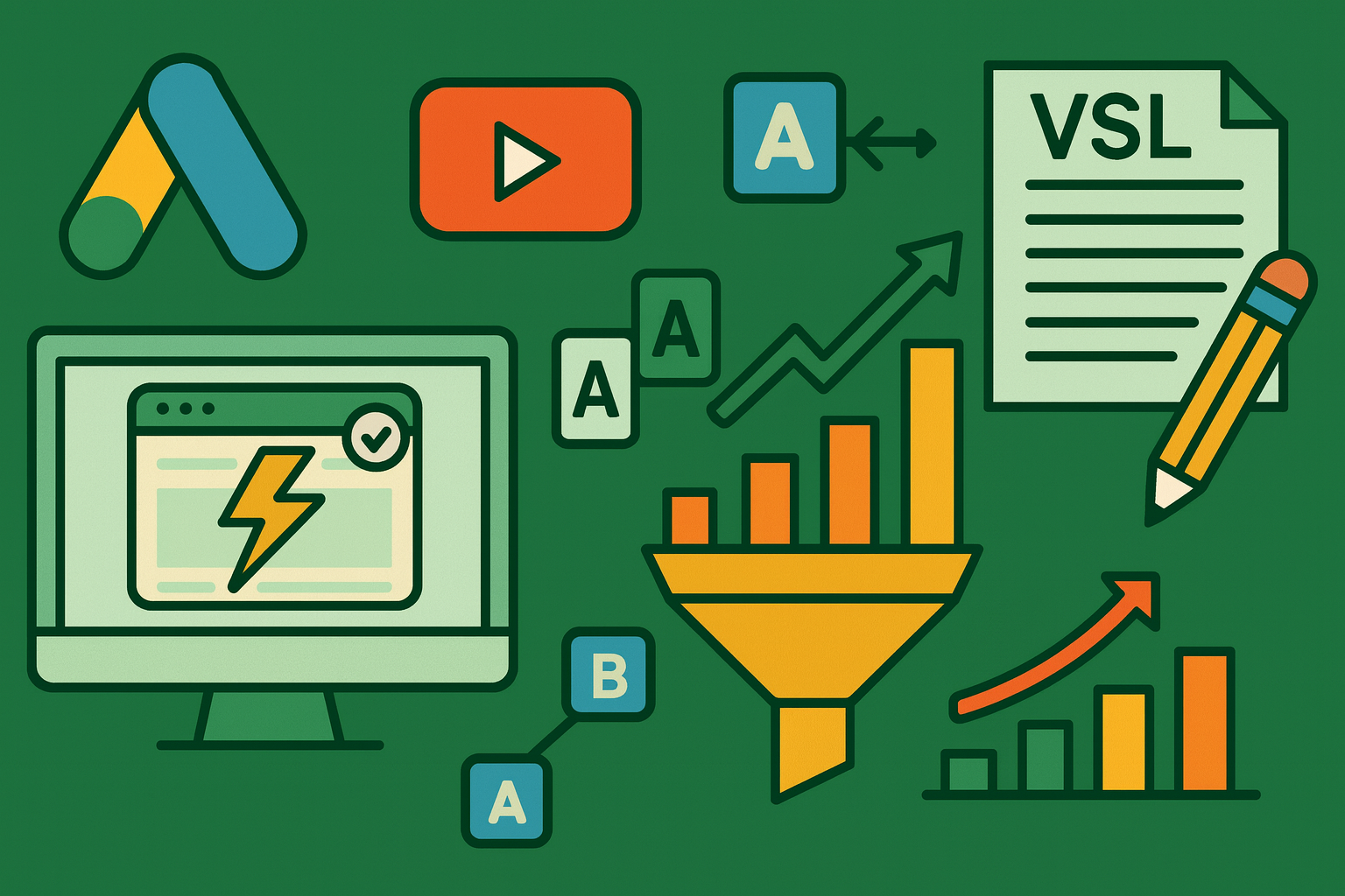 Marketing de performance, testes A/B e otimização de campanhas